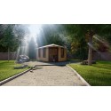 Cabaña esquinera 40mm REEM1 4.5mx3m