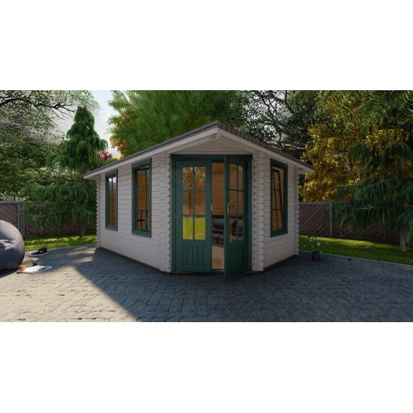 Cabaña esquinera 40mm REEM1 4.5mx3m
