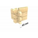 Cabaña esquinera 40mm REEM1 4.5mx3m