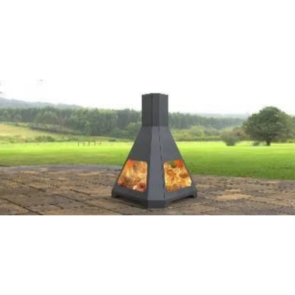 Chimenea Pirámide de tres lados