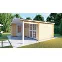 Oficina del jardín L shape 28mm Grace 5.1mx4.8m/ DOBLE ACRISTALAMIENTO/SUELO INCLUIDO