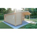 Oficina del jardín L shape 28mm Grace 5.1mx4.8m/ DOBLE ACRISTALAMIENTO/SUELO INCLUIDO