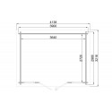 Oficina del jardín 40mm Melle 3.9mx3m
