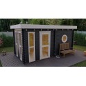 Sauna de jardín 45mm Rothenham 4.8mx2.4m