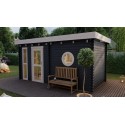 Sauna de jardín 45mm Rothenham 4.8mx2.4m