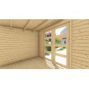 Cabaña de madera ZaraMini 3mx2m