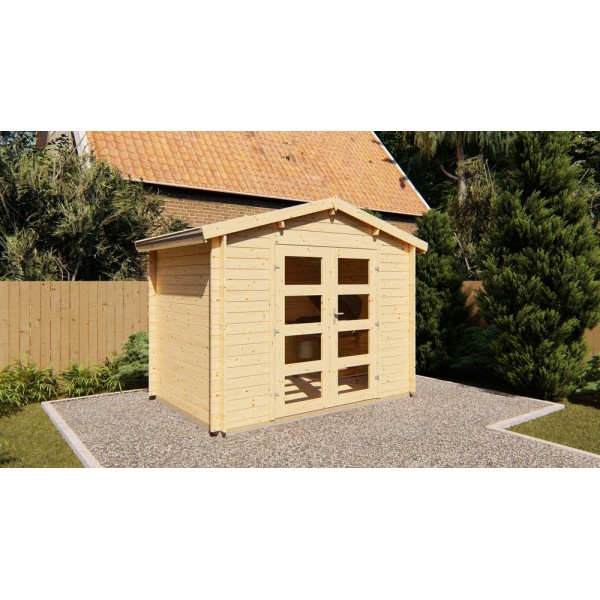 Cabaña de madera ZaraMini 3mx2m